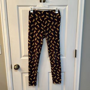 Women's LulaRoe one size horse print leggings
